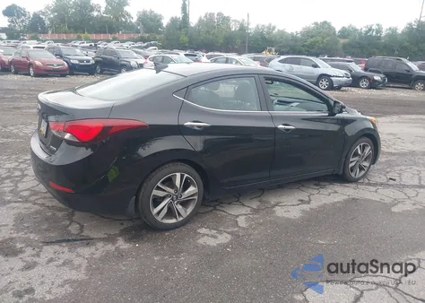 2015 Hyundai Elantra Limited из США, поврежденный, VIN 5NPDH4AE2FH577023